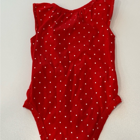 Carter's Red Polka Dot Bodysuit - Picture 2 of 2